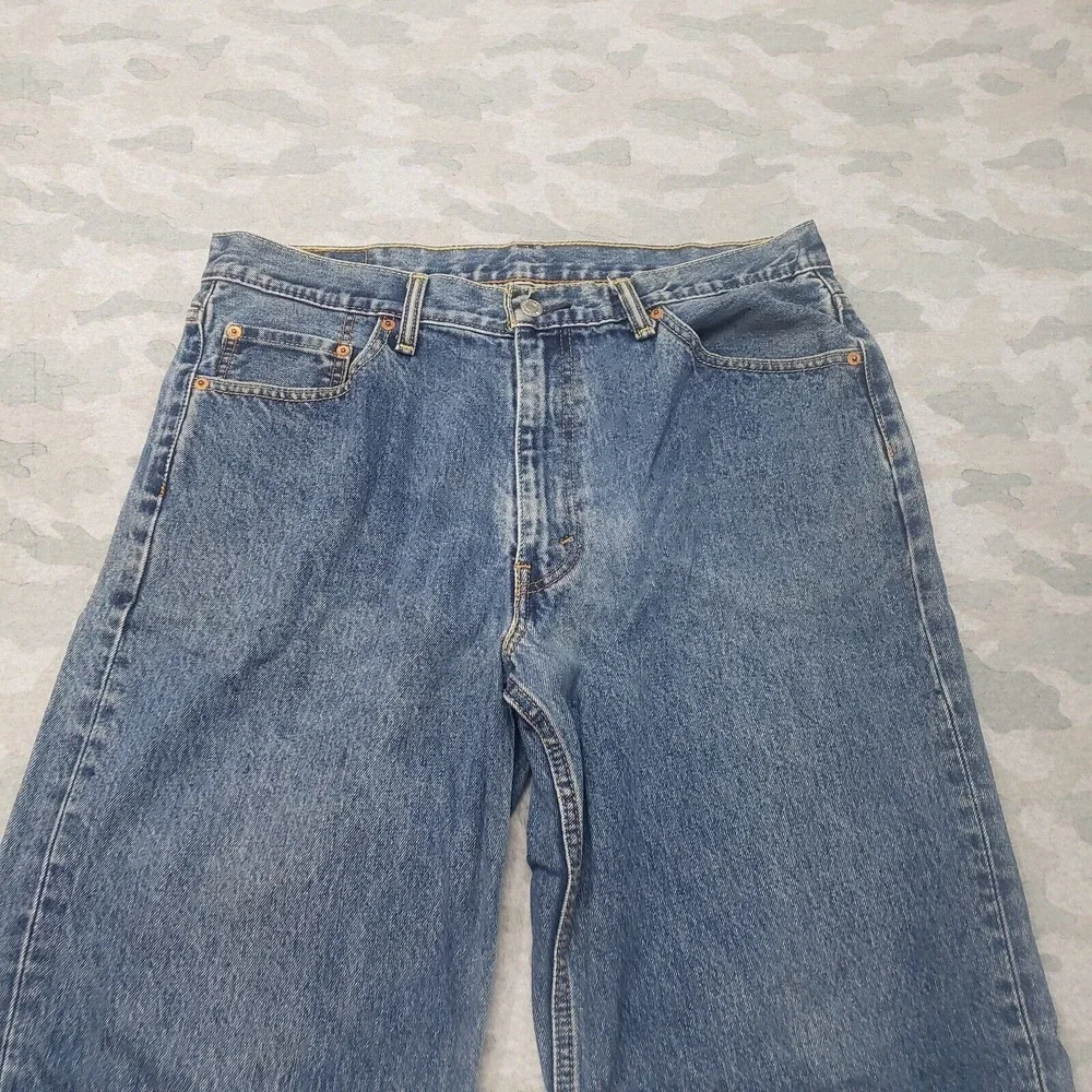 Levi's‎ 505 Jeans Men's 36x30 Blue Straight Leg Denim Medium Wash